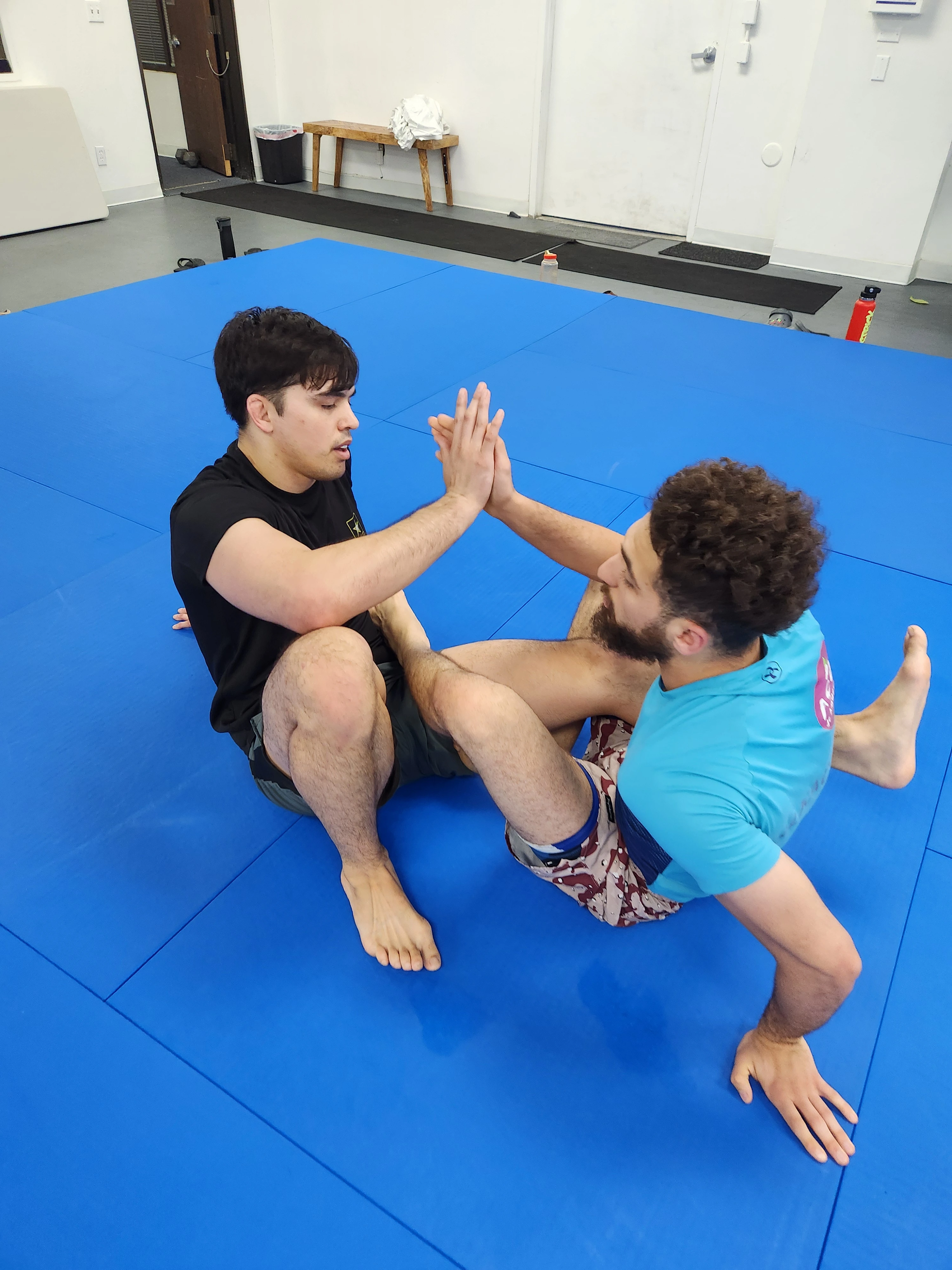 Adult no-GI BJJ training at Kuleana Sunnyvale