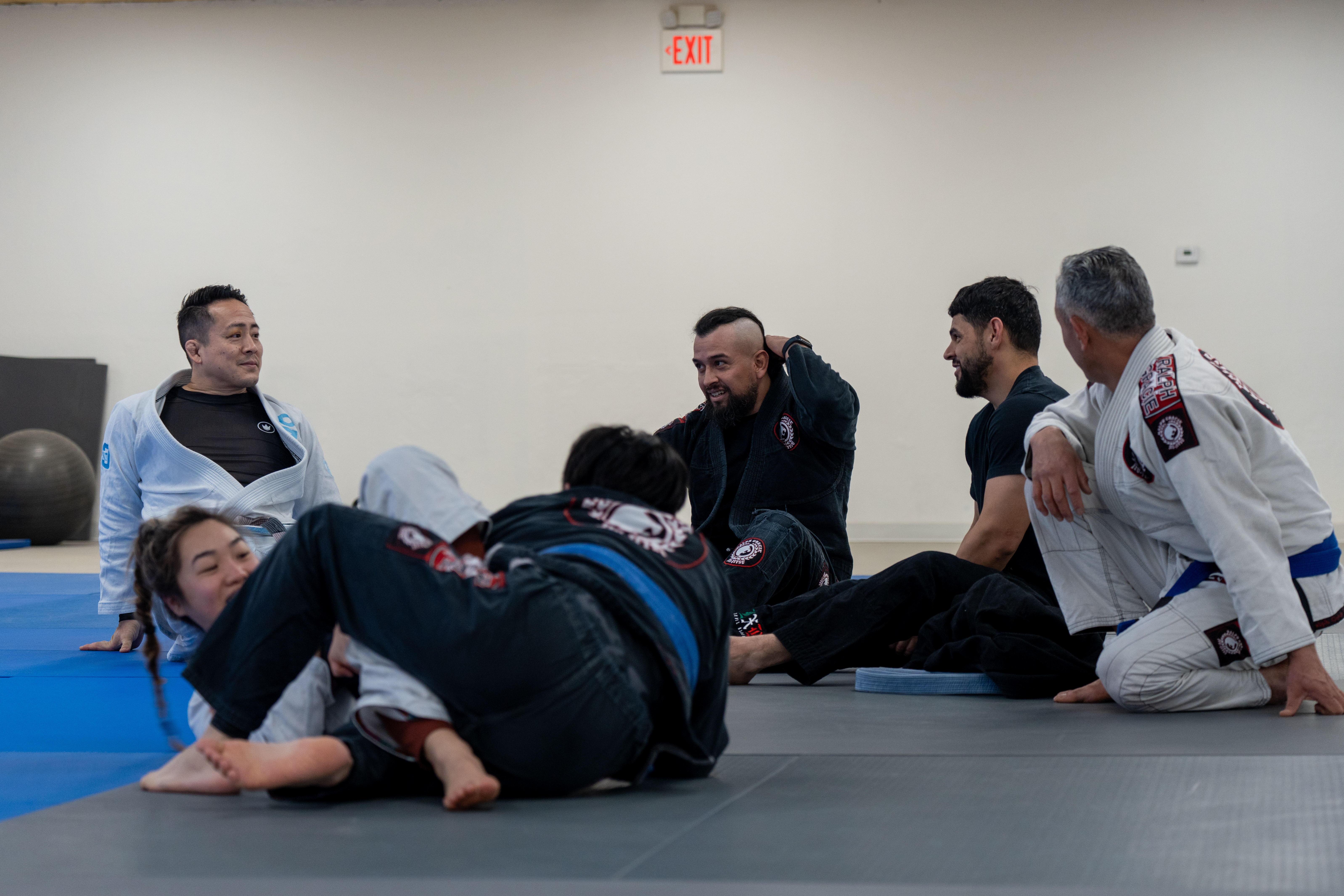 Kuleana Jiu-Jitsu adult class lineup in Sunnyvale